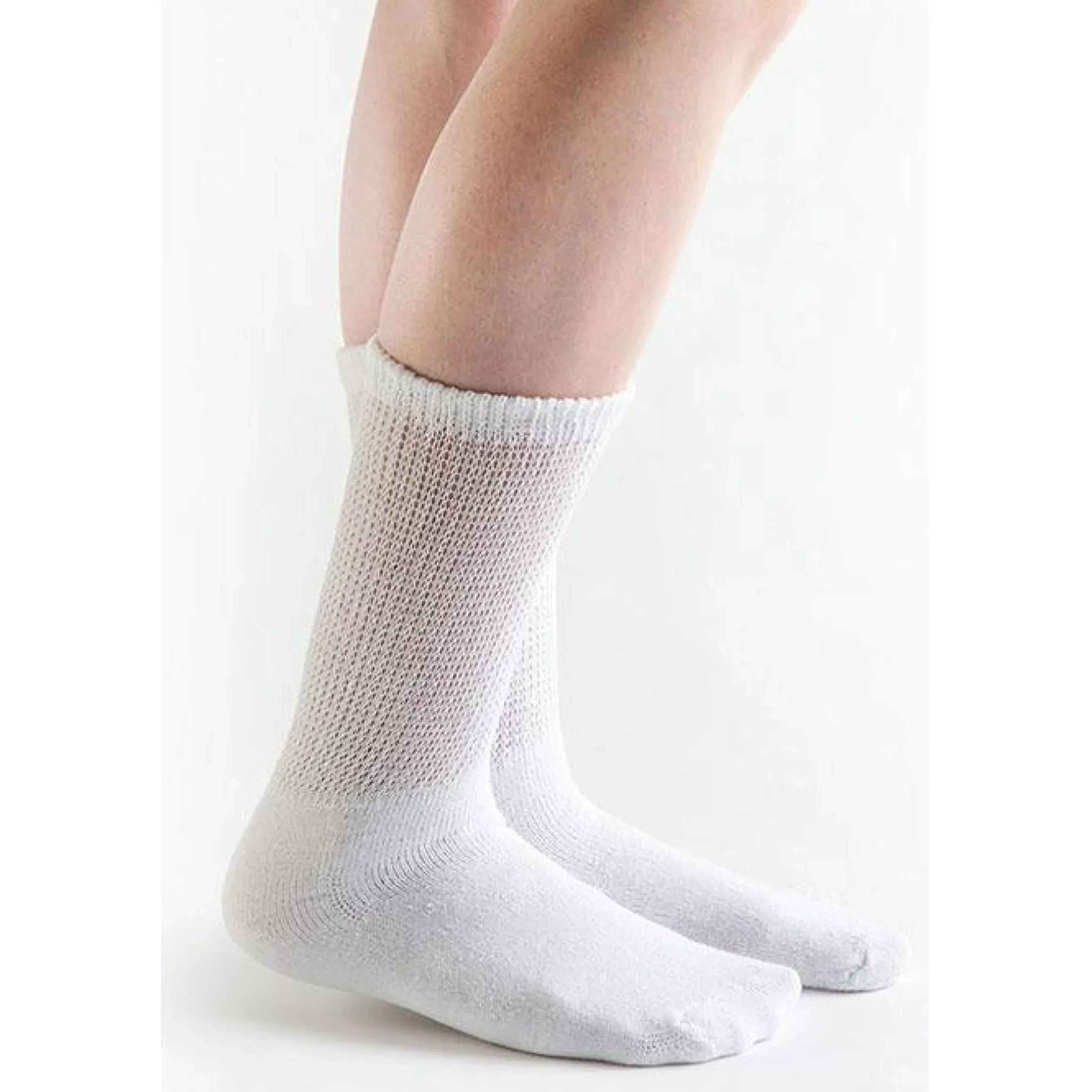 Doc Ortho Loose Fit Diabetic Crew Socks, 3 pairs
