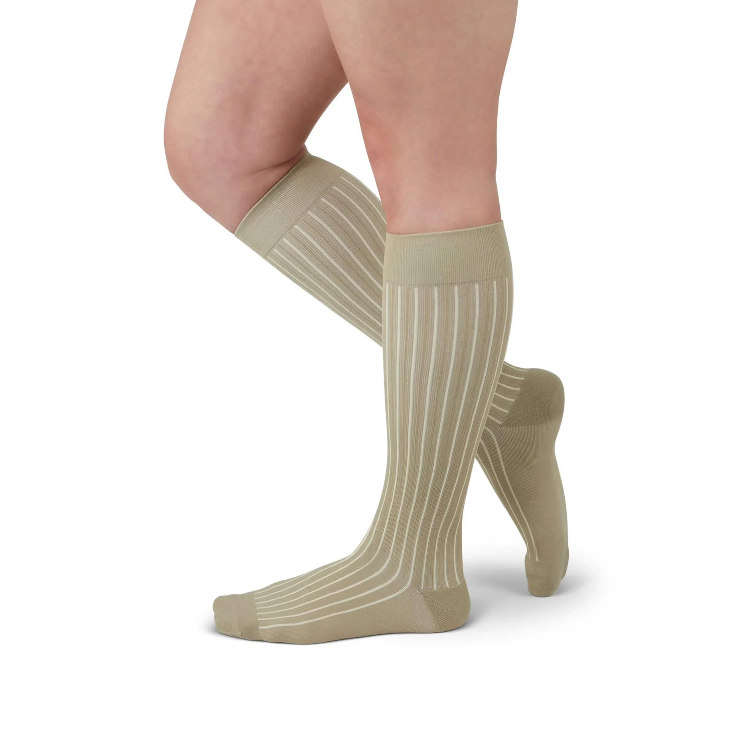 Duomed Soft Stripe Knee High 15-20 mmHg