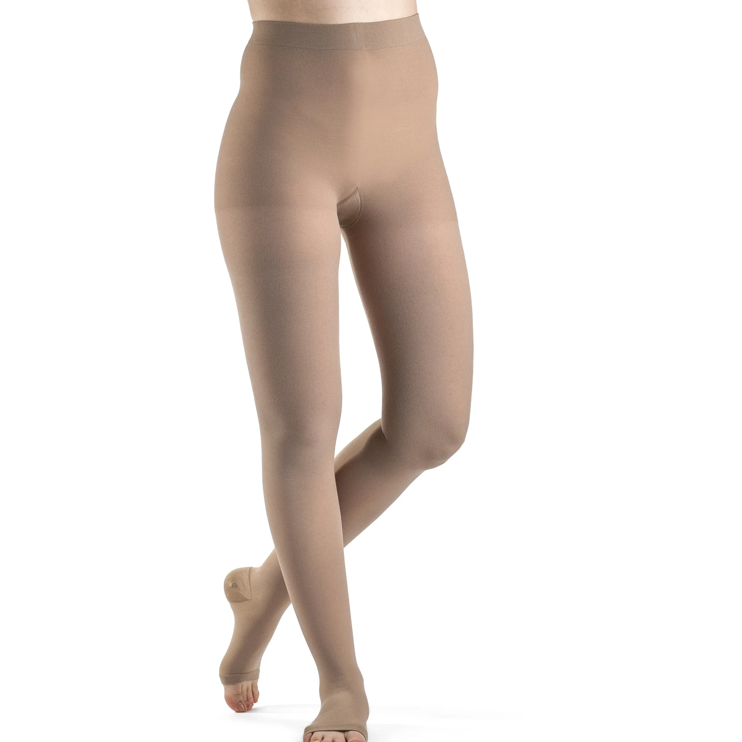 Dynaven Opaque Pantyhose 20-30 mmHg, Open Toe