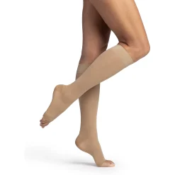 Dynaven Sheer Women's Knee High 15-20 mmHg, Open Toe