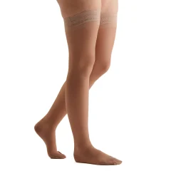 EvoNation Everyday Sheer 20-30 mmHg Thigh High w/ Lace Top Band
