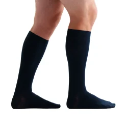 EvoNation Men's Classic Ribbed 30-40 mmHg Knee High