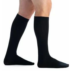 EvoNation Men's Classic Ribbed 8-15 mmHg Knee High