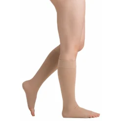 EvoNation Surgical Opaque 20-30 mmHg OPEN TOE Knee Highs