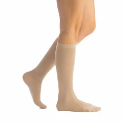 EvoNation Women's Solid Microfiber 15-20 mmHg Knee High