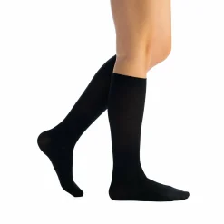 EvoNation Women's Solid Microfiber 15-20 mmHg Knee High