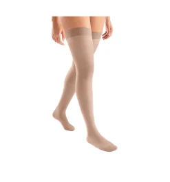 JOBST® ACTIVA Sheer Thigh High 8-15 mmHg w/ Silicone Lace Band