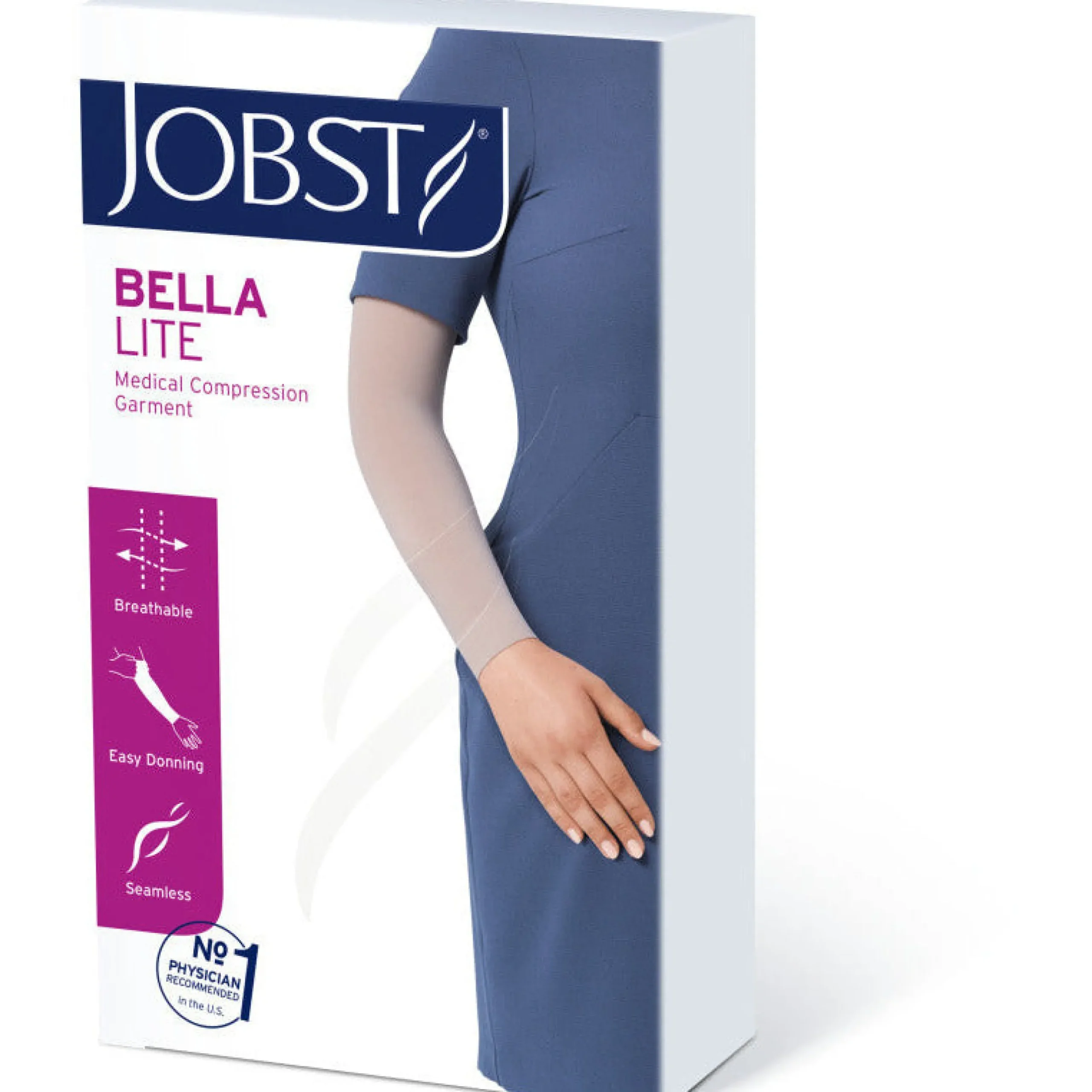 JOBST® Bella™ Lite Armsleeve 20-30 mmHg w/ Gauntlet