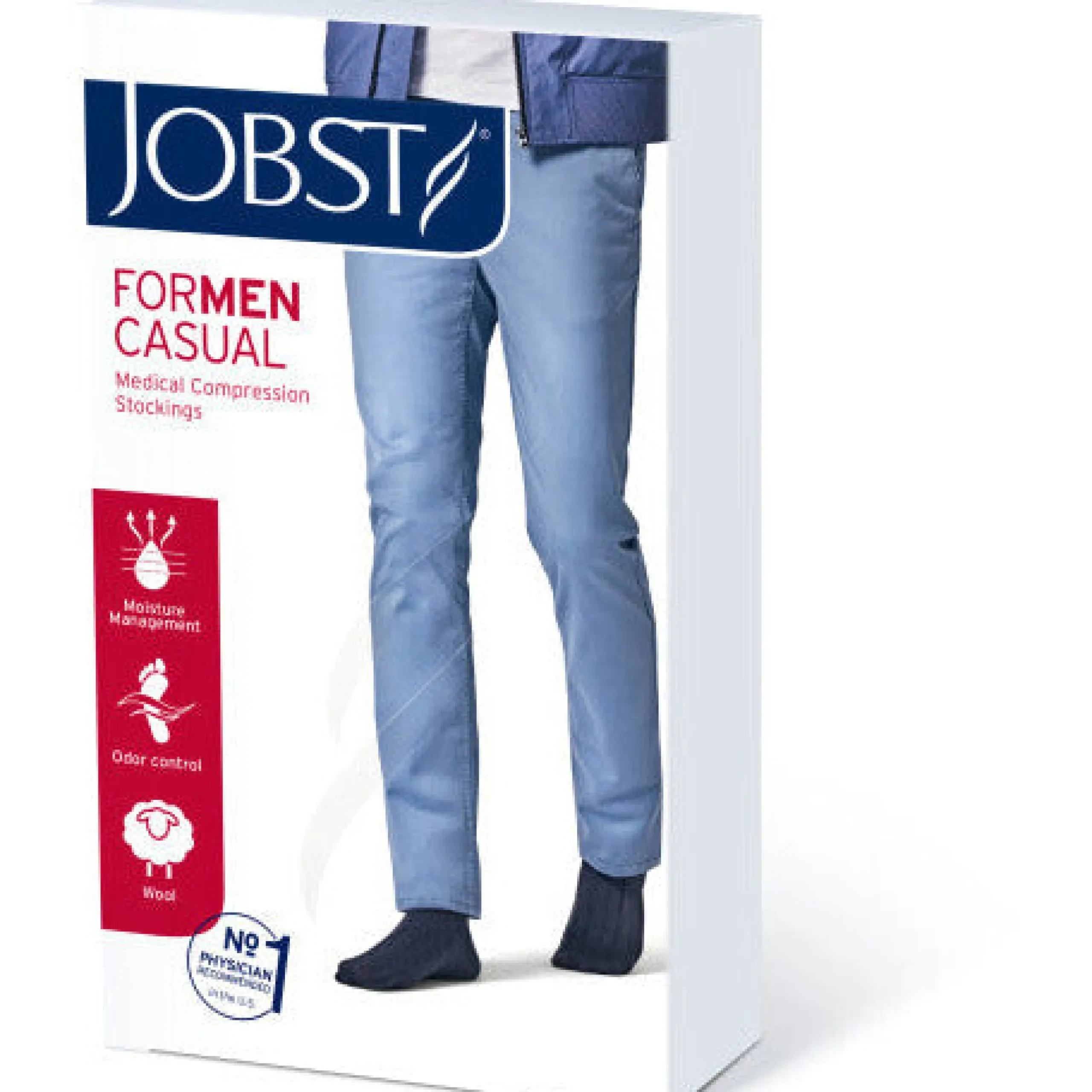 JOBST® forMen Casual Knee High 30-40 mmHg