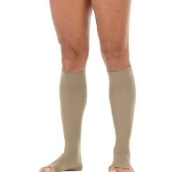 JOBST® forMen Knee High w/ SoftFit Band 30-40 mmHg, Open Toe