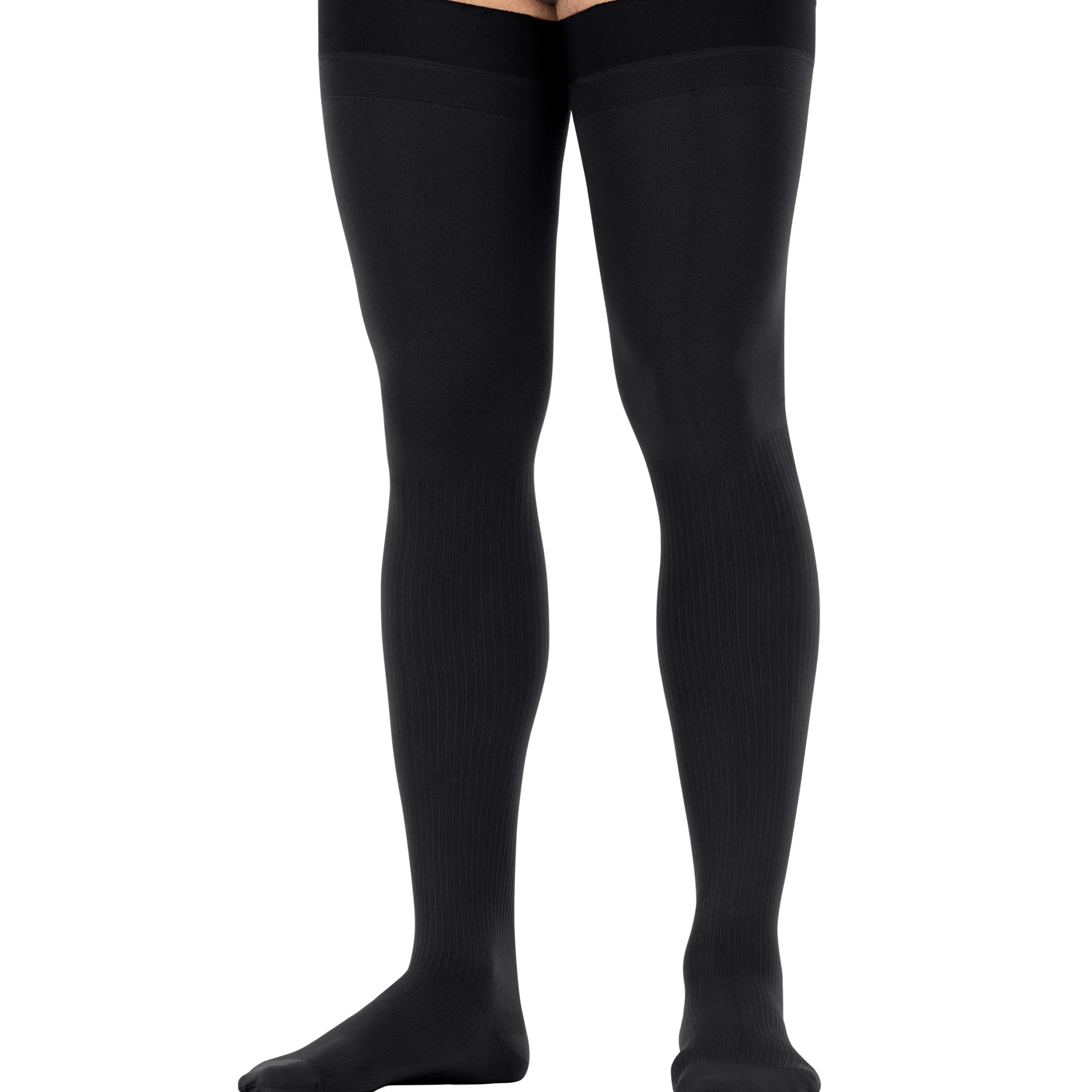 JOBST® forMen Thigh High w/ Micro Dotted Band 15-20 mmHg