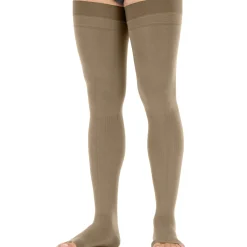 JOBST® forMen Thigh High w/ Micro Dotted Band 30-40 mmHg, Open Toe
