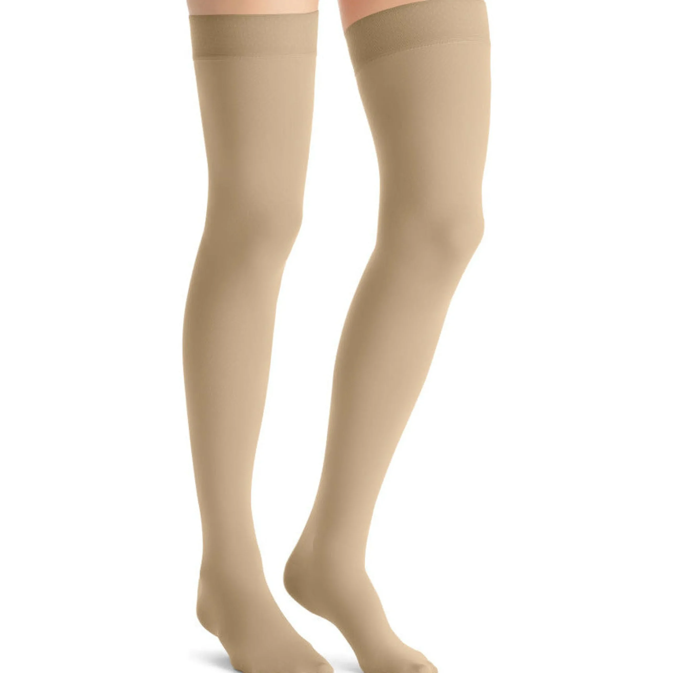 JOBST® Opaque Women's Thigh High 20-30 mmHg w/ Silicone Dot Top Band