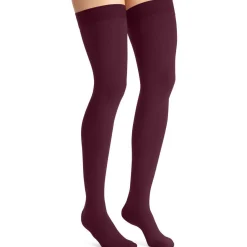 JOBST® Opaque Women's Thigh High 20-30 mmHg w/ Silicone Dot Top Band