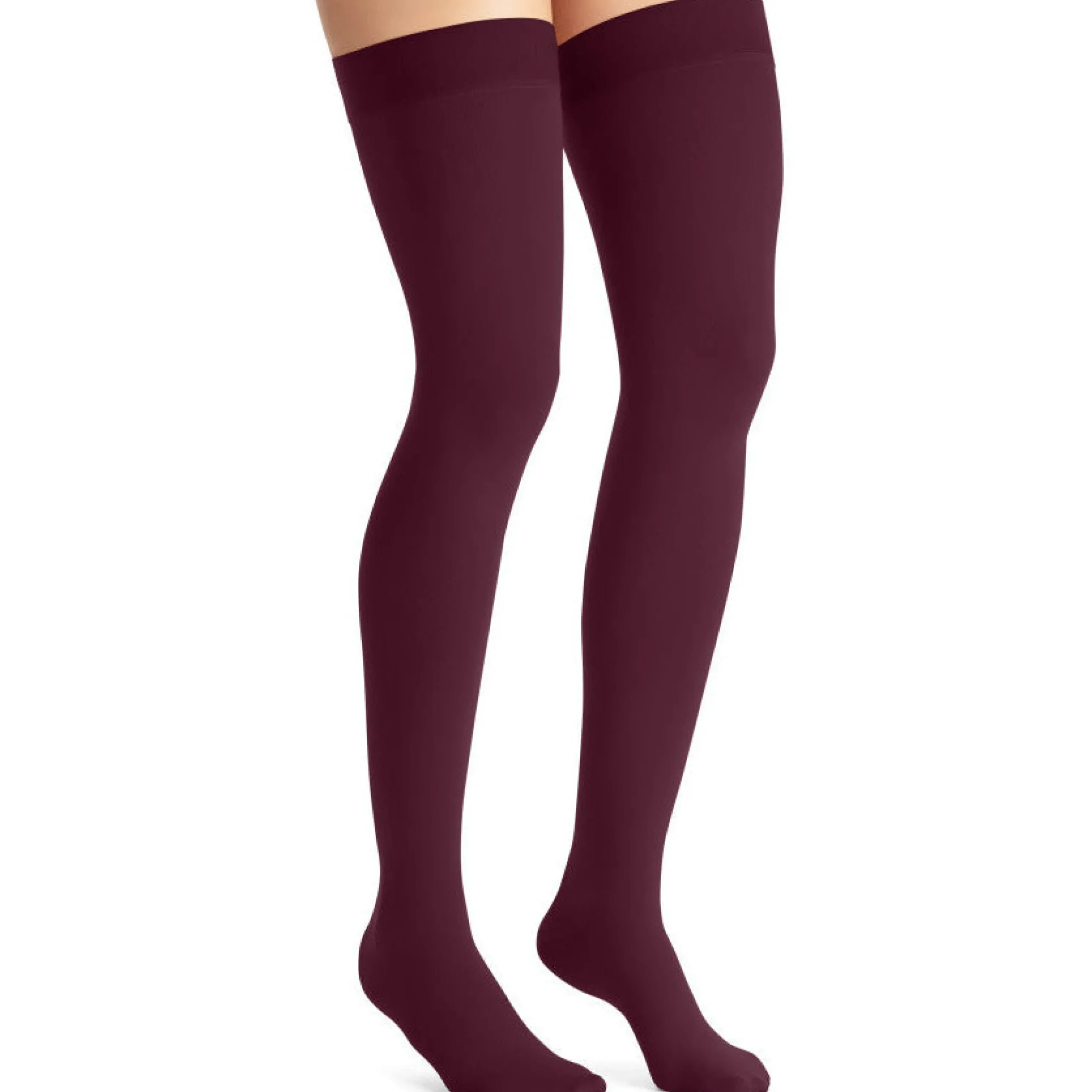JOBST® Opaque Women's Thigh High 15-20 mmHg w/ Silicone Dot Top Band
