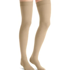 JOBST® Opaque Women's Thigh High 15-20 mmHg w/ Silicone Dot Top Band