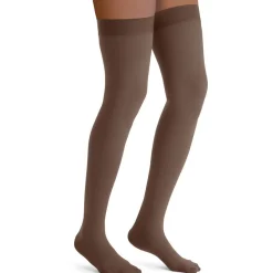 JOBST® Opaque Women's Thigh High 15-20 mmHg w/ Silicone Dot Top Band