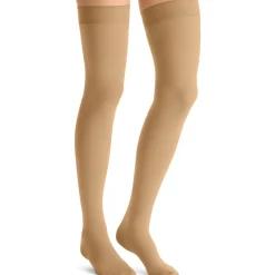 JOBST® Opaque Women's Thigh High 15-20 mmHg w/ Silicone Dot Top Band