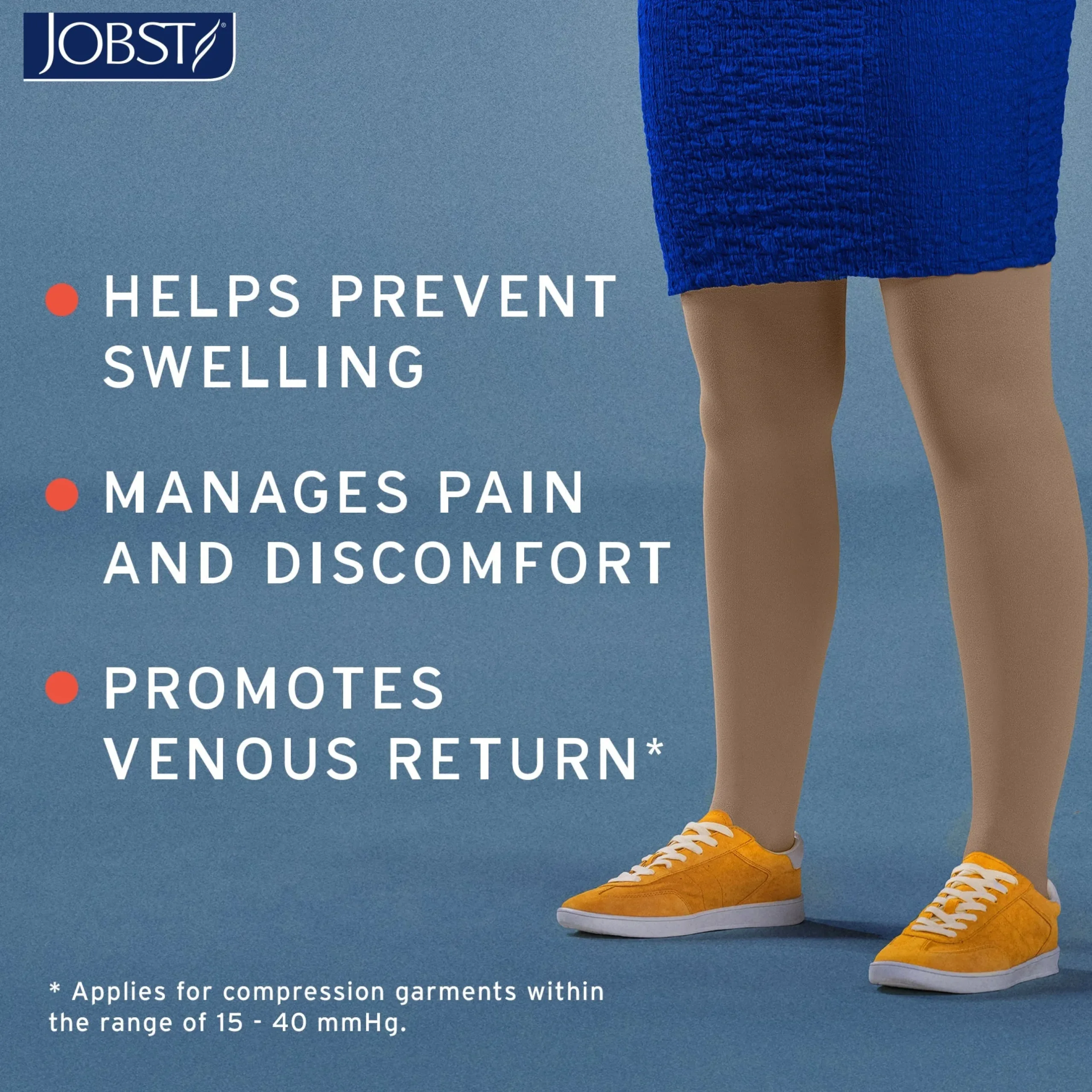 JOBST® Relief Single Leg Chap 20-30 mmHg, Open Toe