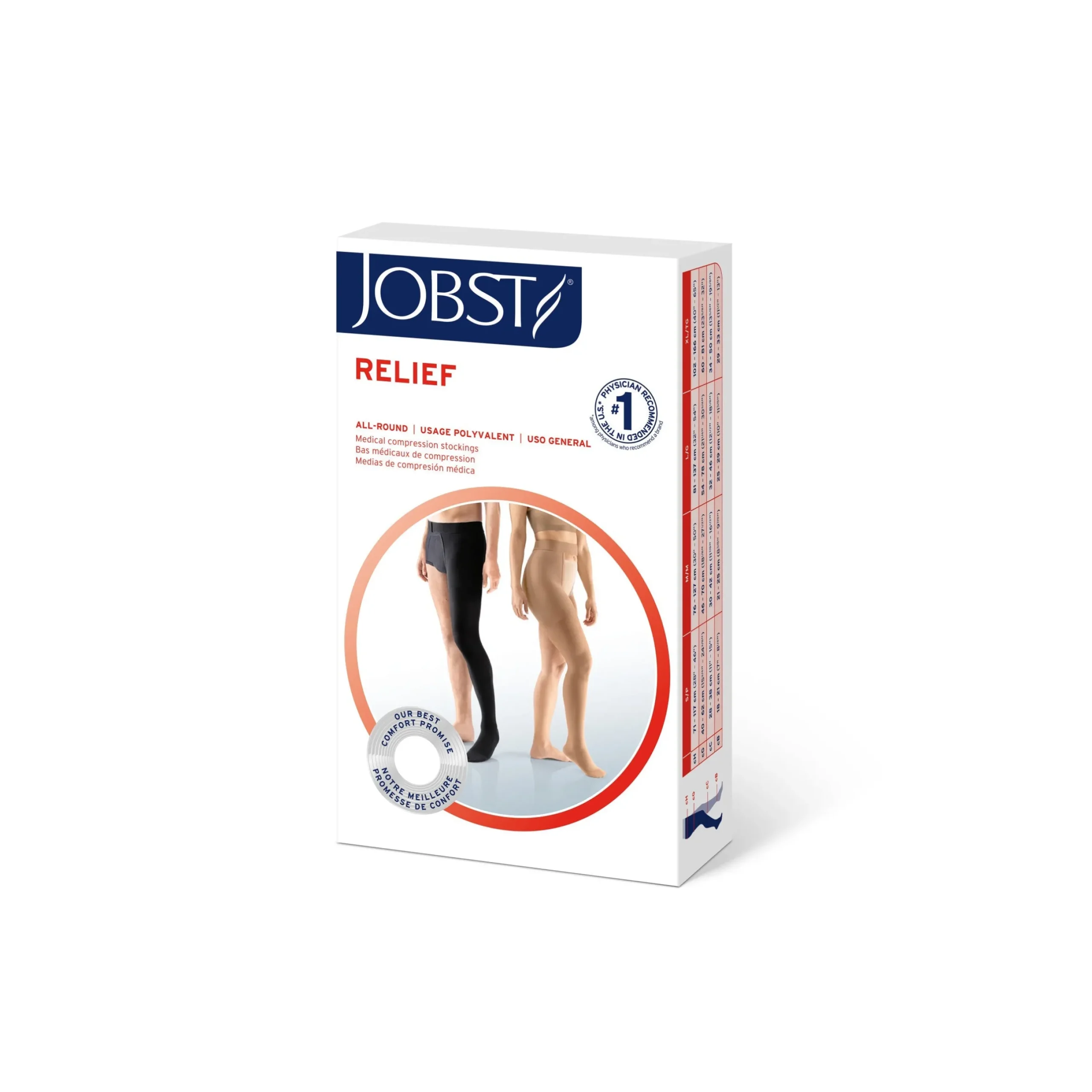 JOBST® Relief Single Leg Chap 30-40 mmHg, Open Toe