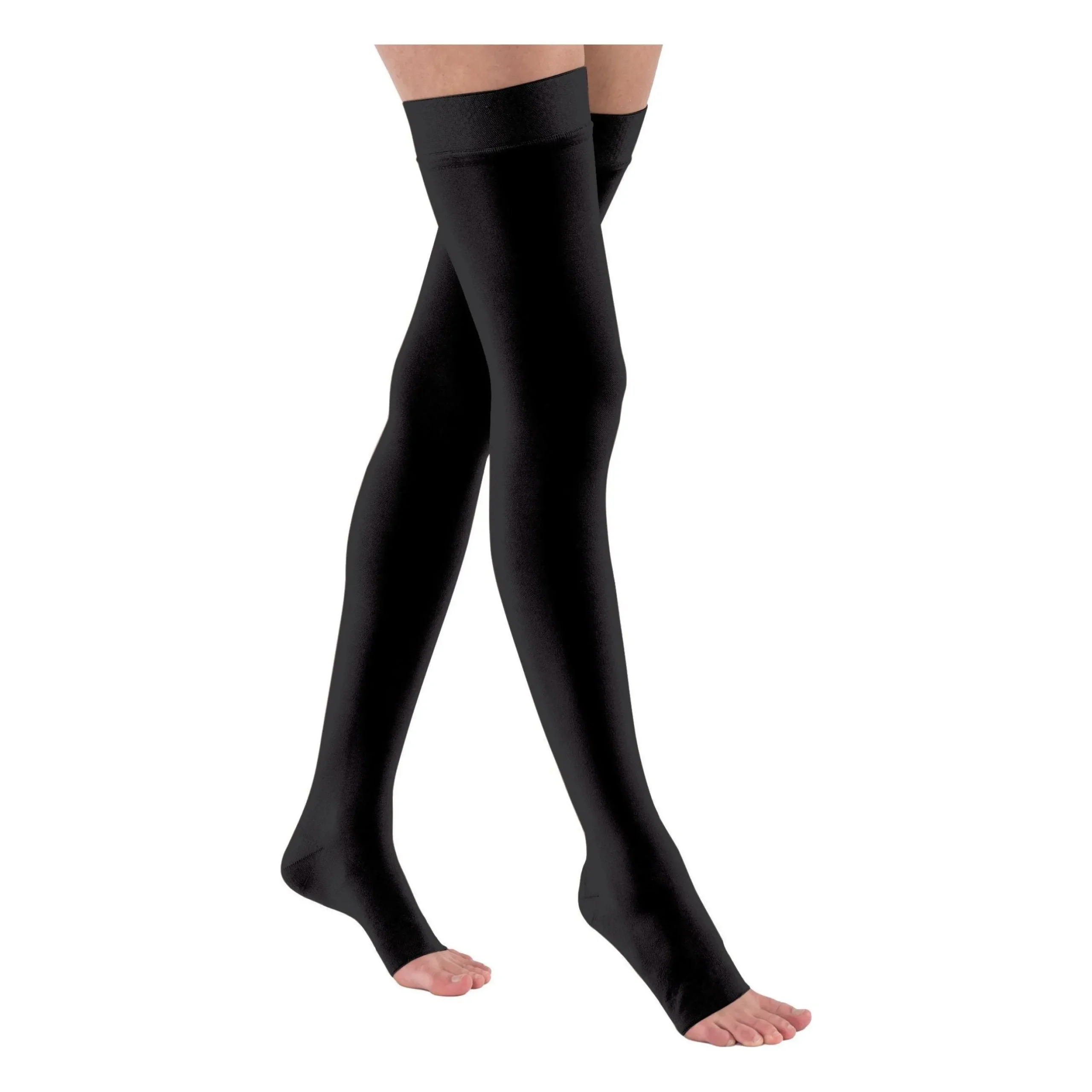 JOBST® Relief Thigh High 20-30 mmHg w/ Silicone Top Band, Open Toe