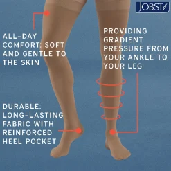JOBST® Relief Waist High 15-20 mmHg, Open Toe