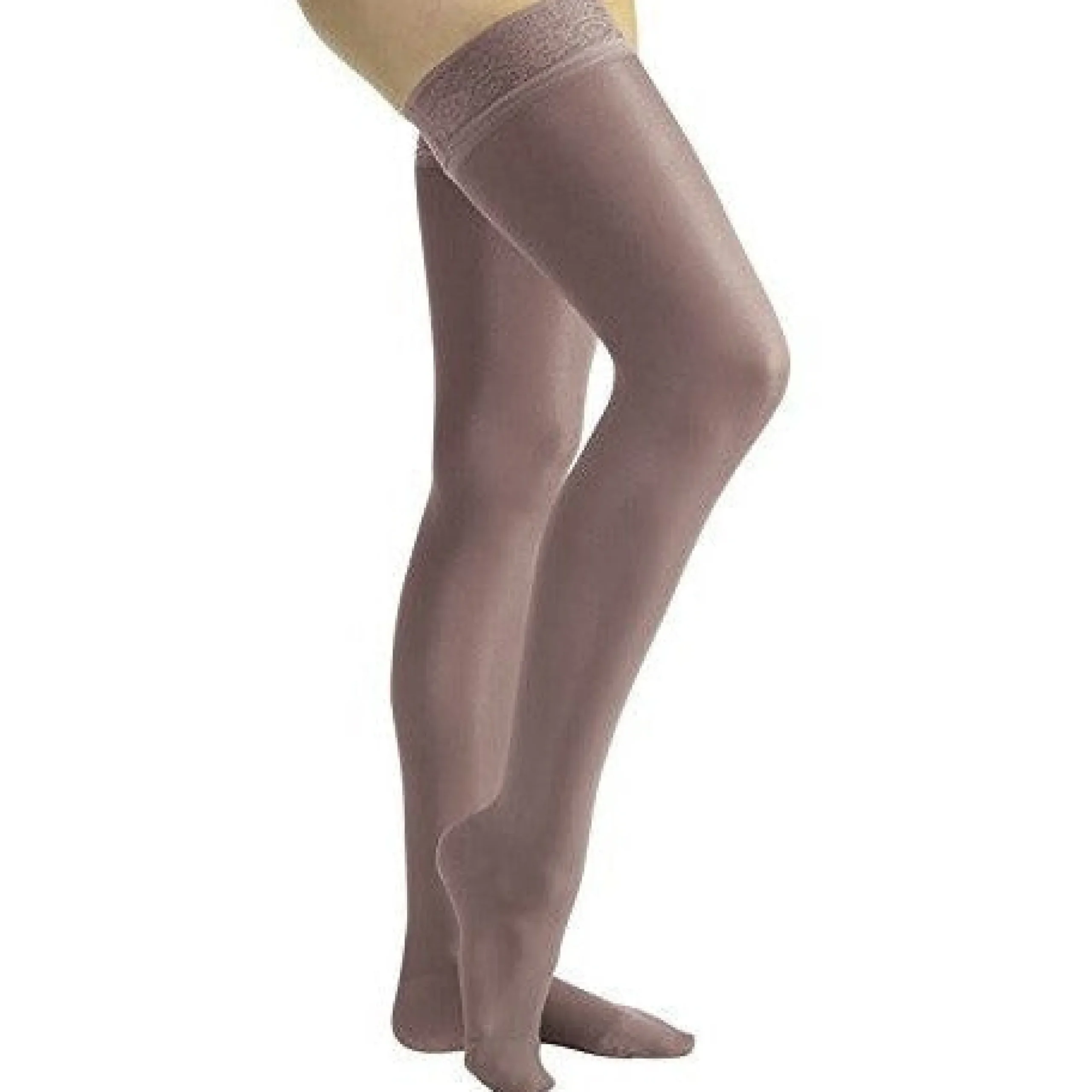 JOBST® UltraSheer Women's Thigh High 15-20 mmHg w/ Lace Silicone Top Band