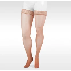 Juzo Attractive OTC 5140 Thigh High 15-20 mmHg w/ Silicone Band