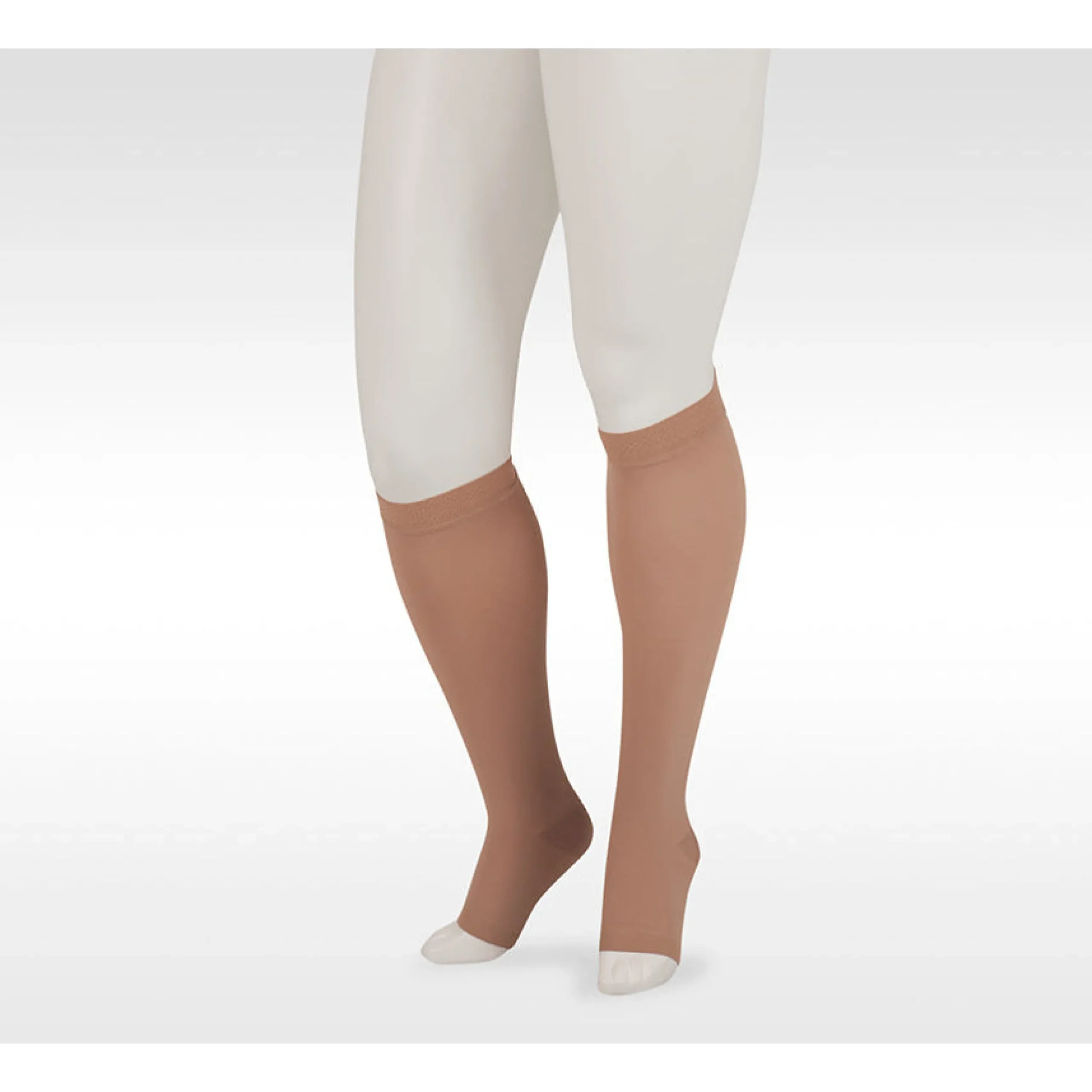 Juzo Dynamic Max Knee High 20-30 mmHg w/ 3.5 cm Silicone Band, Open Toe