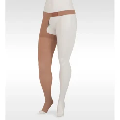 Juzo Dynamic Thigh High 20-30 mmHg w/ Hip Attachment, Open Toe