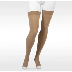 Juzo Move Thigh High w/ Silicone Band 30-40 mmHg, Open Toe