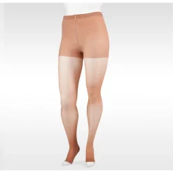 Juzo Naturally Sheer Pantyhose 15-20 mmhg, Open Toe