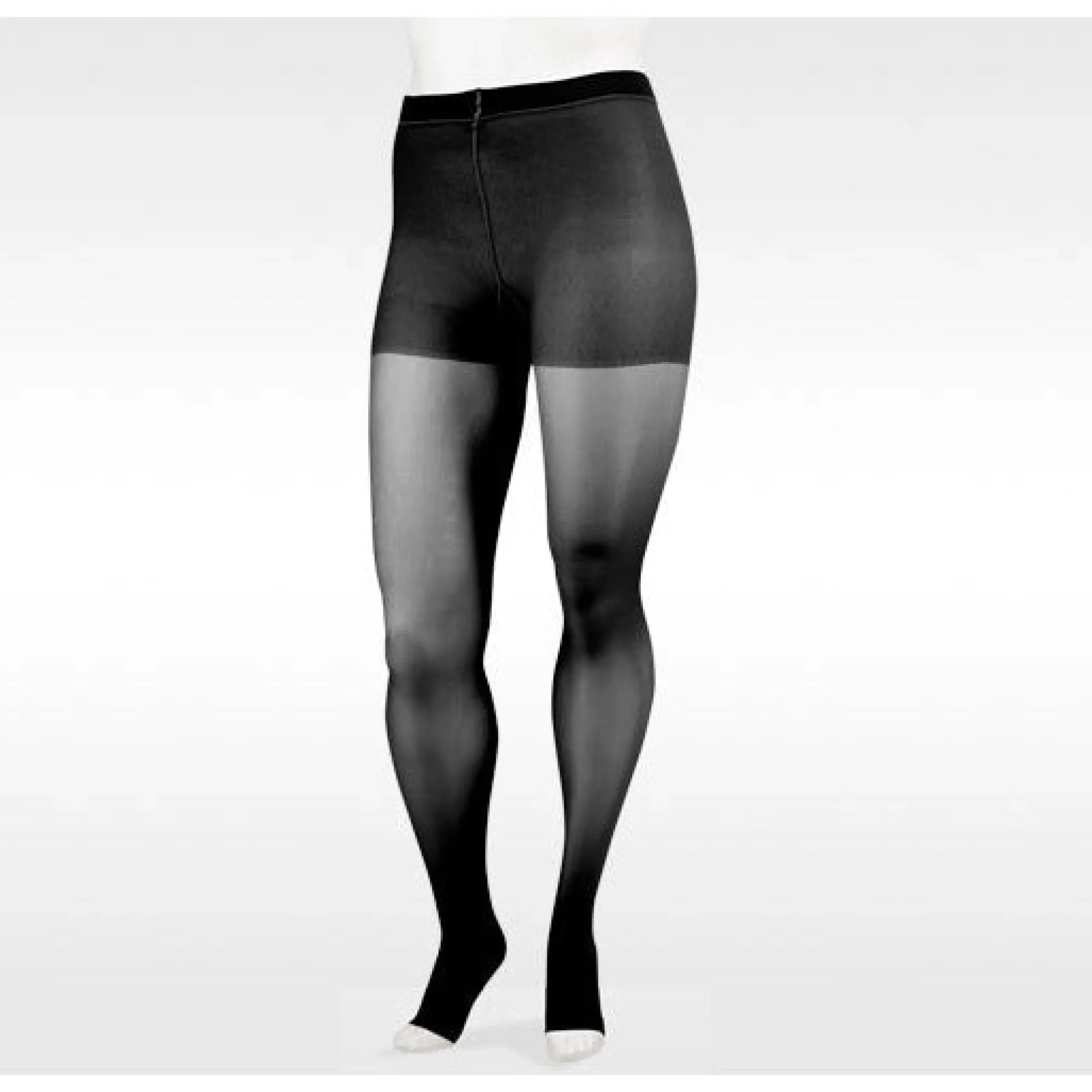 Juzo Naturally Sheer Pantyhose 20-30 mmhg, Open Toe