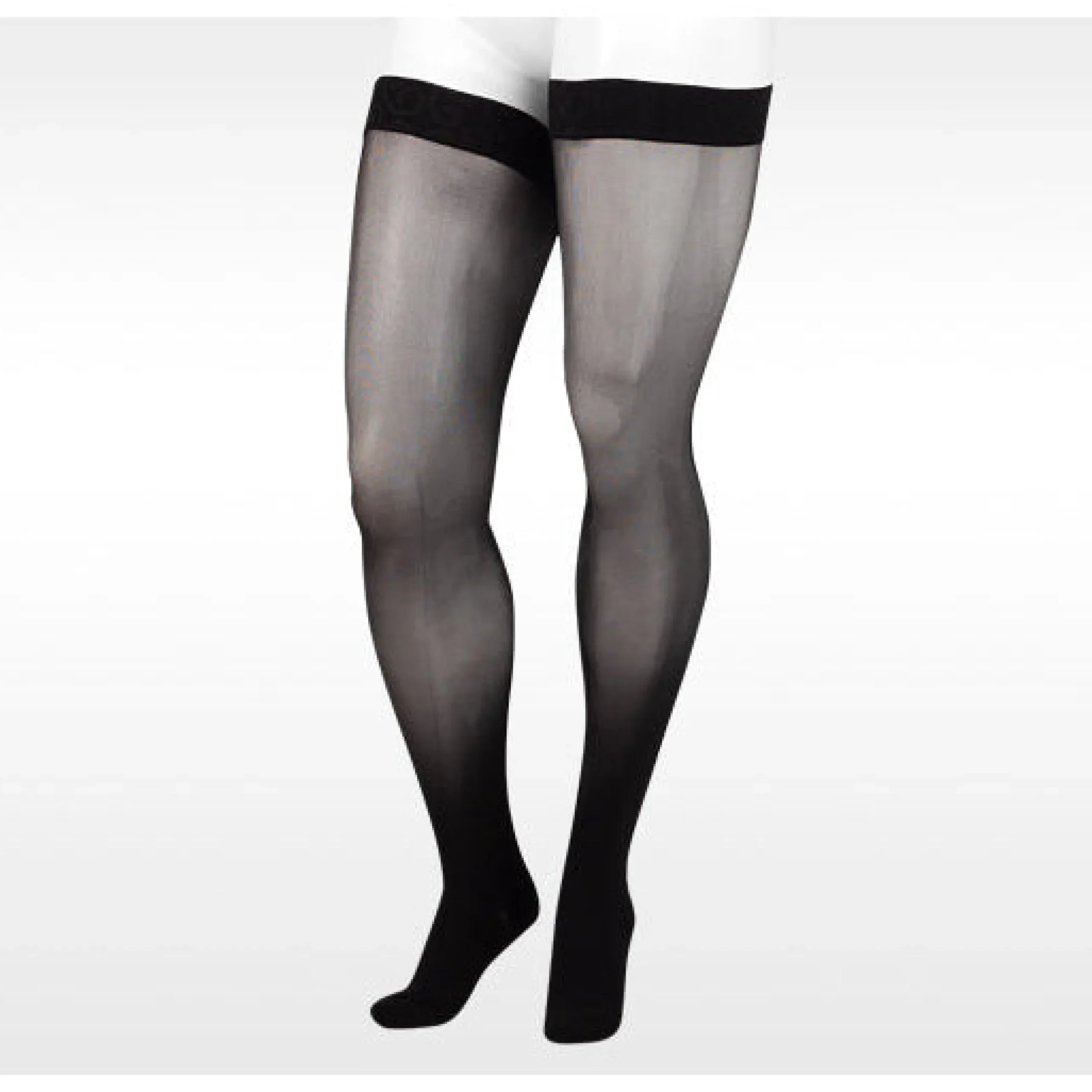 Juzo Naturally Sheer Thigh High 30-40 mmhg w/ Silicone Band