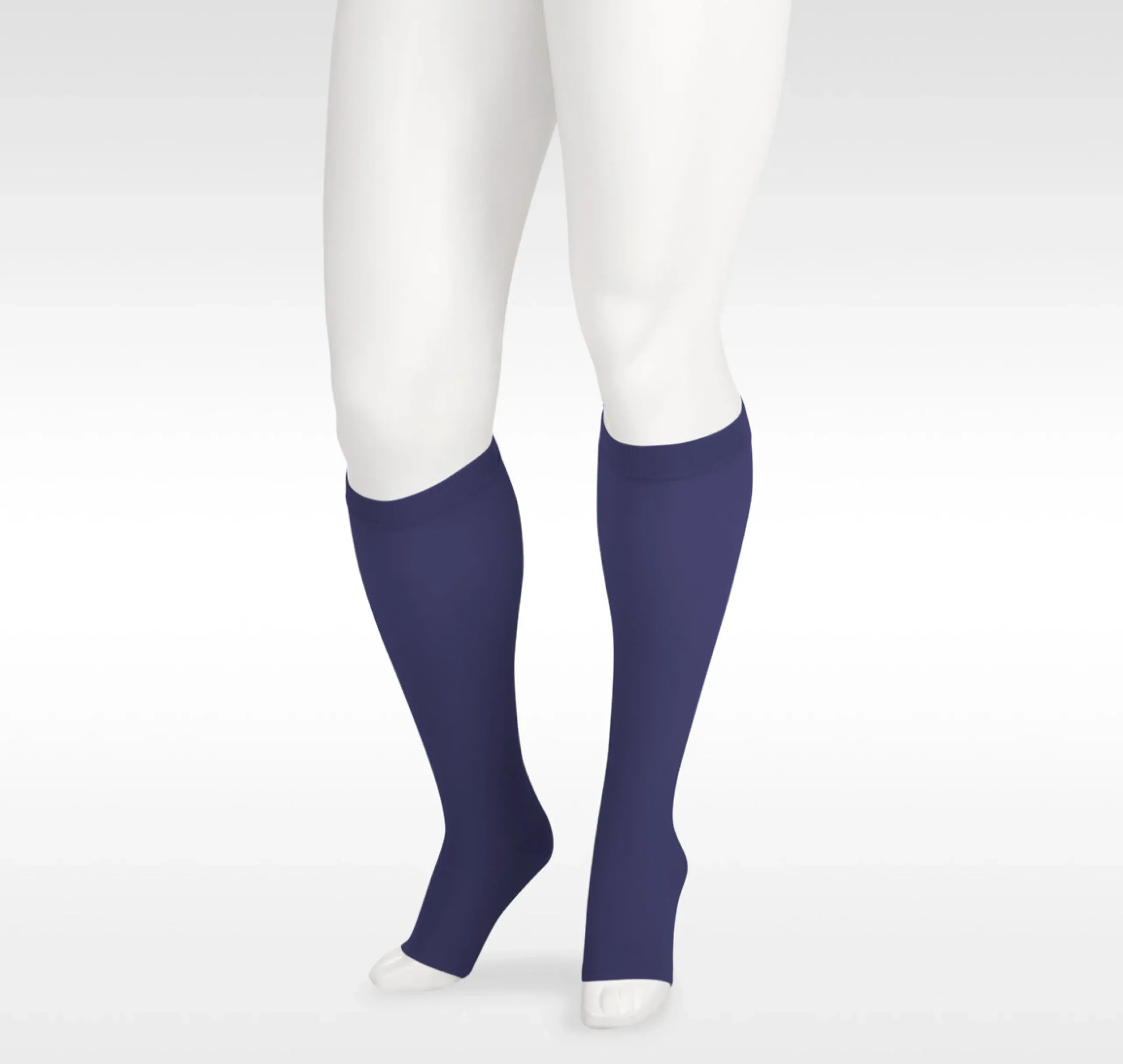 Juzo Soft Knee High 30-40 mmHg w/ Silicone Band, Open Toe