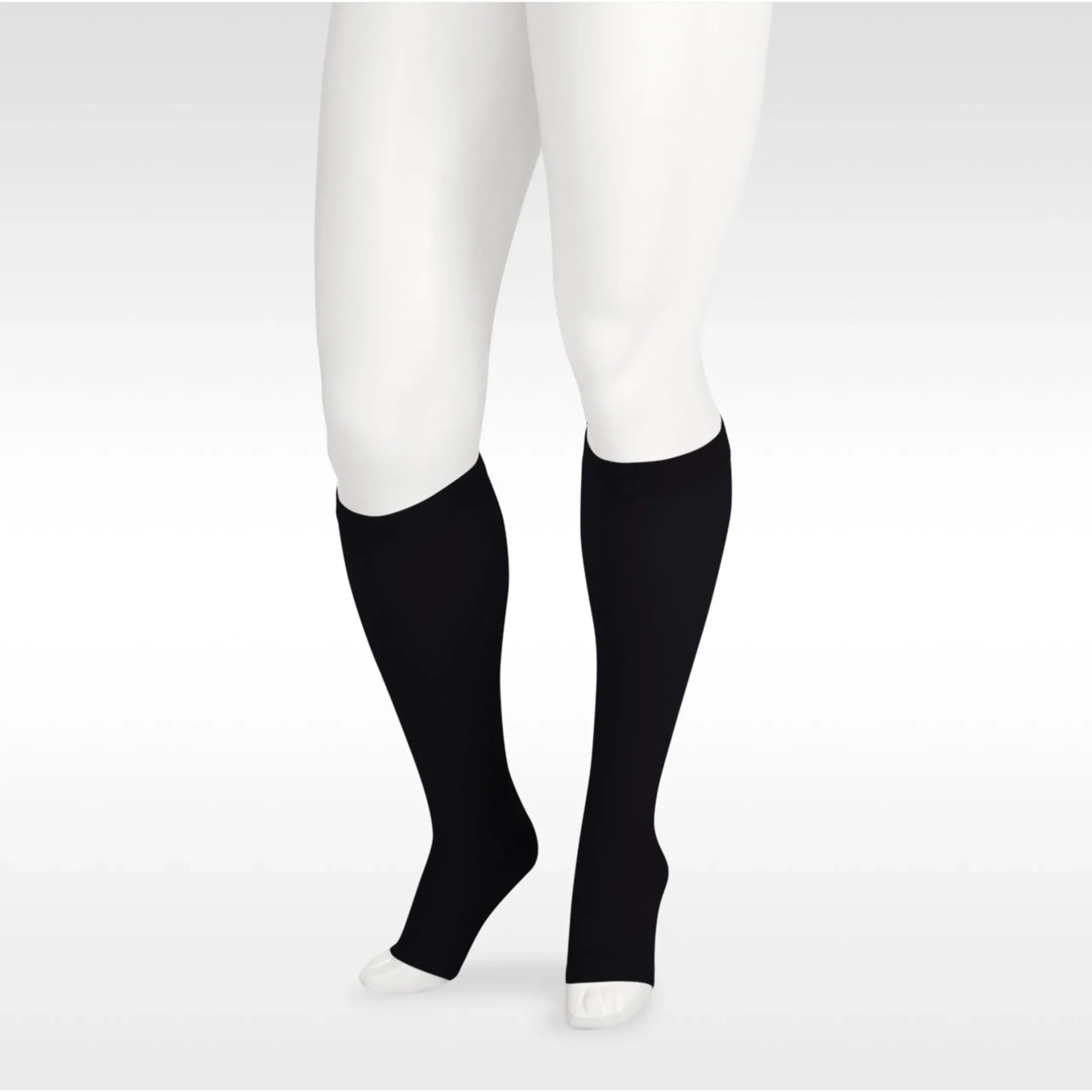 Juzo Soft Knee High 30-40 mmHg w/ Silicone Band, Open Toe