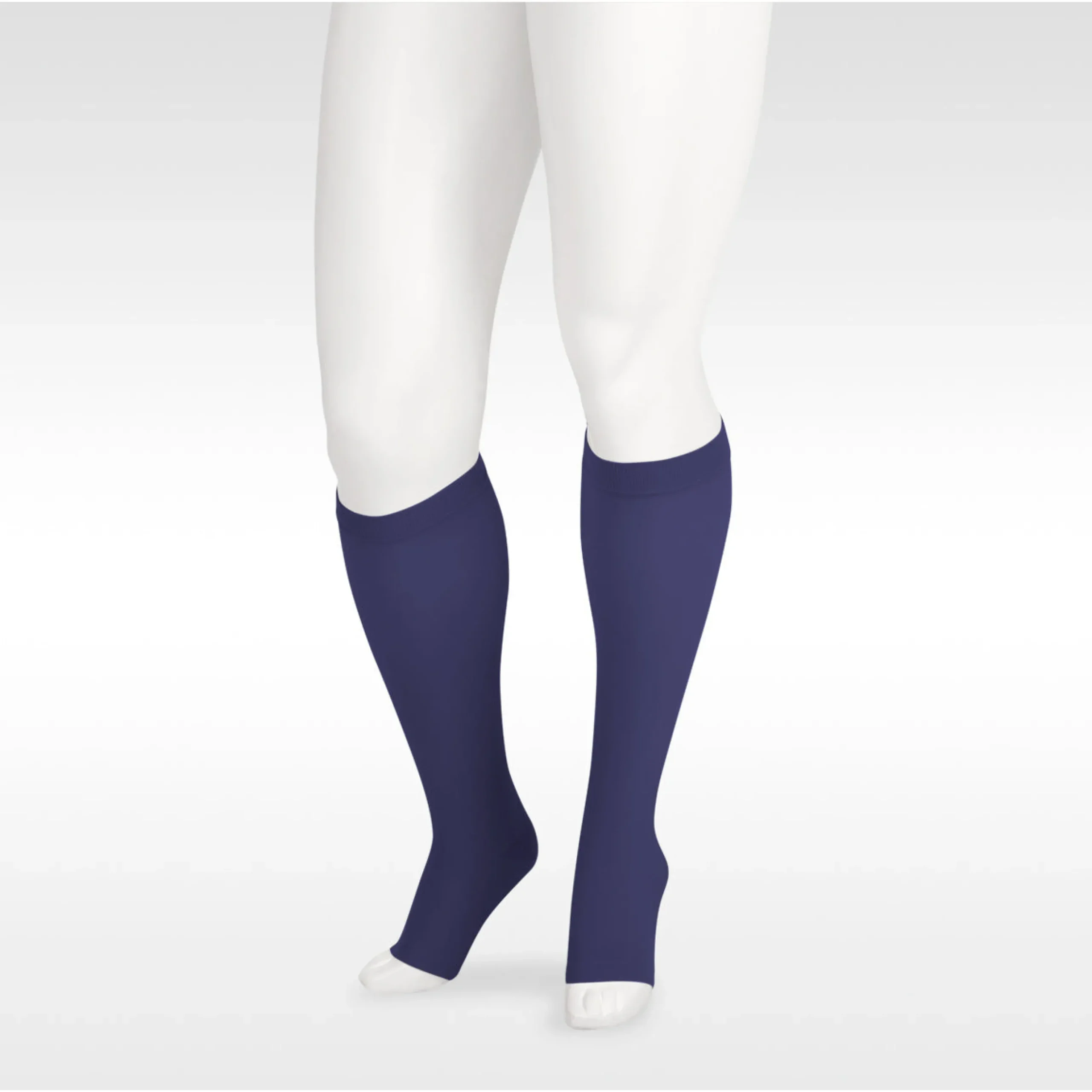 Juzo Soft Knee High 20-30 mmHg w/ Silicone Band, Open Toe