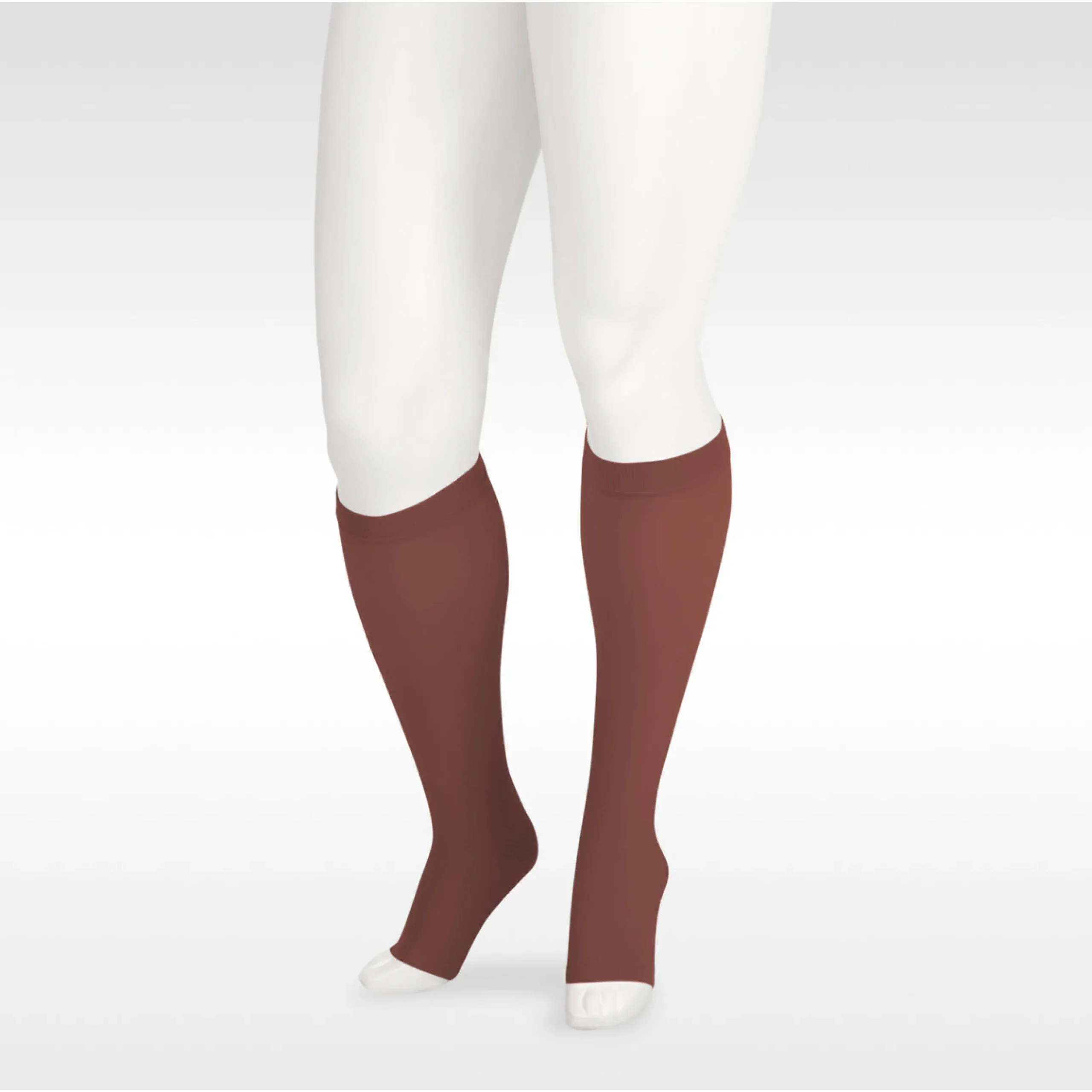 Juzo Soft Knee High 20-30 mmHg w/ Silicone Band, Open Toe