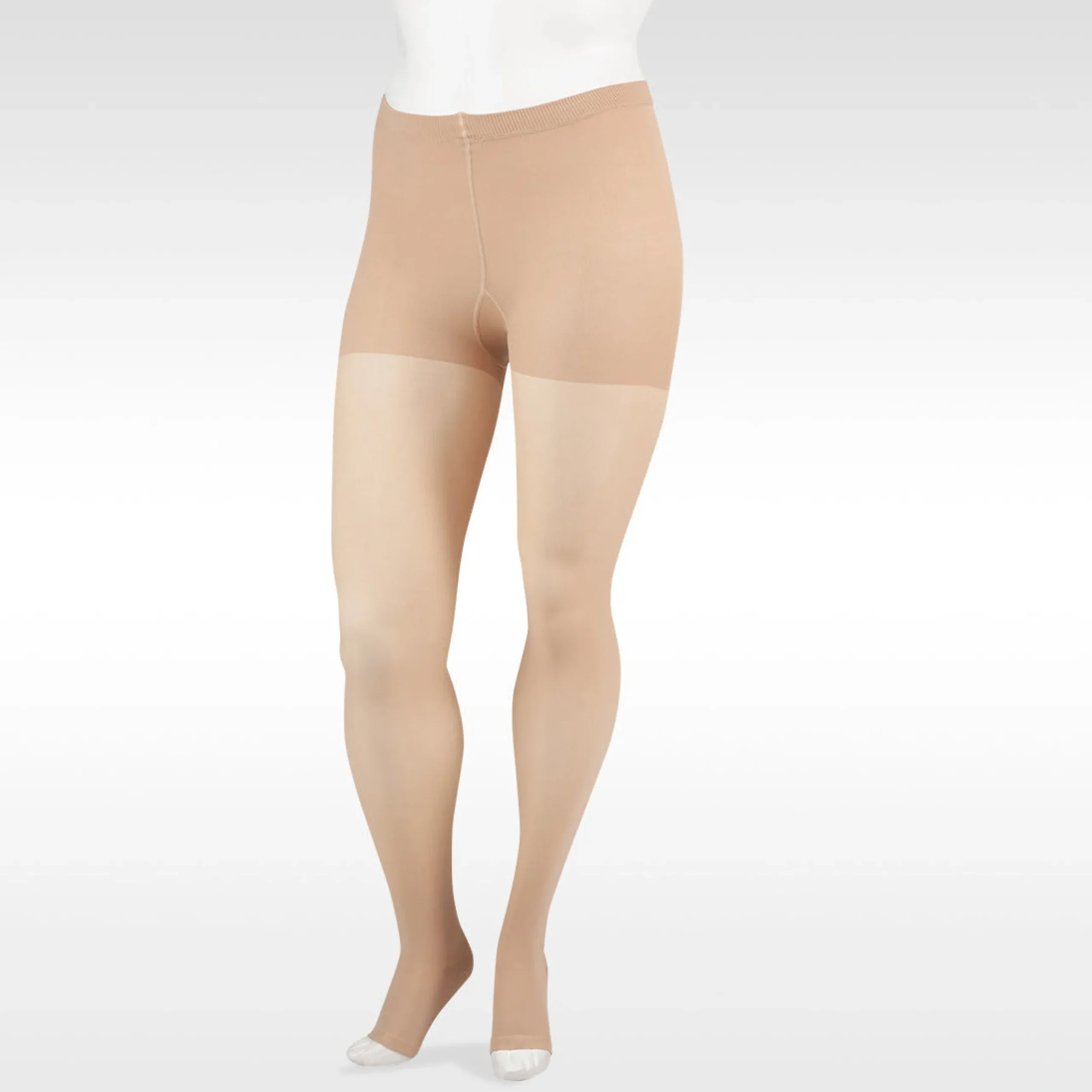 Juzo Soft Pantyhose 20-30 mmhg w/ Elastic Panty, Open Toe