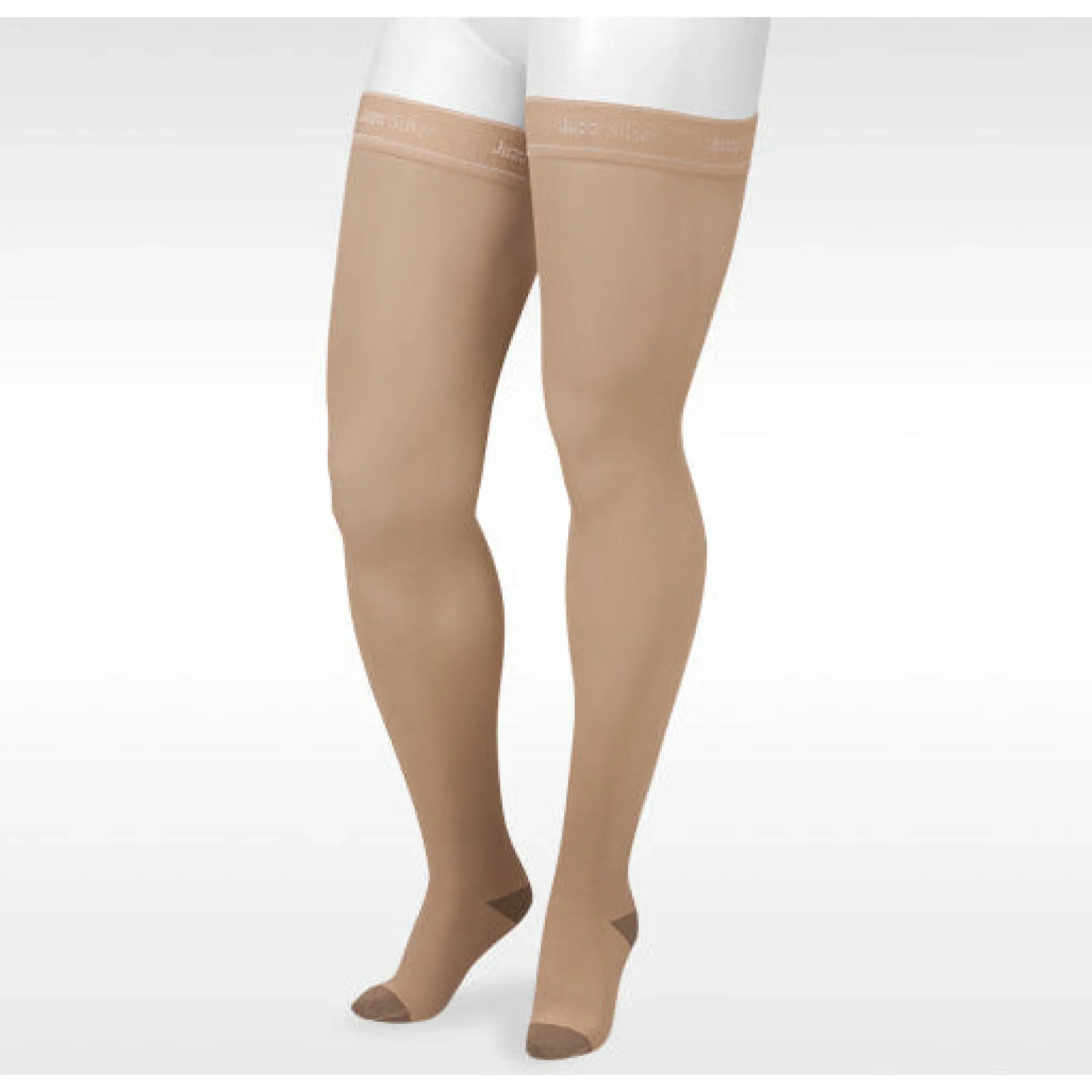 Juzo Soft Silver Thigh High 30-40 mmHg w/ Silicone Band