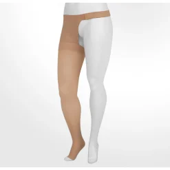 Juzo Soft Thigh High 30-40 mmHg w/ Hip Attachment, Open Toe