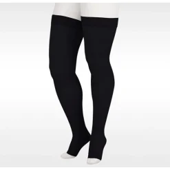 Juzo Soft Thigh High 30-40 mmHg w/ Silicone Band, Open Toe
