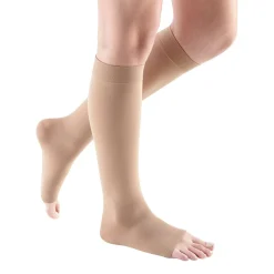 Mediven Comfort Knee High 20-30 mmHg w/ Silicone Top Band, Open Toe