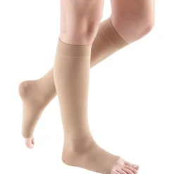 Mediven Comfort Knee High 30-40 mmHg, Open Toe w/ Silicone Top Band