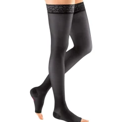 Mediven Sheer & Soft Women's Thigh High 20-30 mmHg, Open Toe