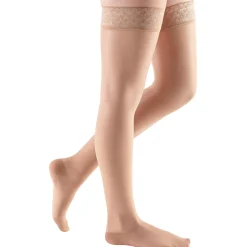 Mediven Sheer & Soft Women's Thigh High 15-20 mmHg w/ Lace Top Band