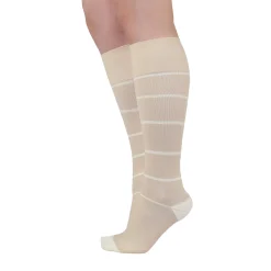 Rejuva® Broad Stripe Knee High, 15-20 mmHg