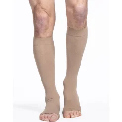 Sigvaris Cotton Knee High 30-40 mmHg, Open Toe