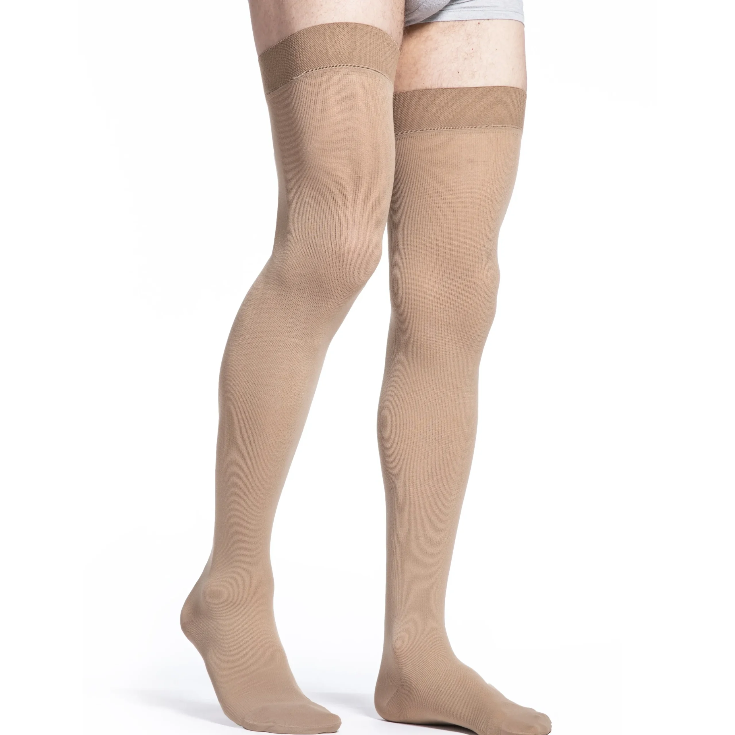 Sigvaris Cotton Men's Thigh High 30-40 mmHg