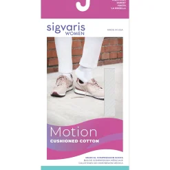 Sigvaris Cushioned Cotton Women's Knee High 20-30 mmHg